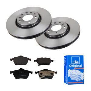 ATE Bremsesæt, skivebremser 142021897 foraksel ventileret 308mm 25mm for OPEL VAUXHALL SAAB