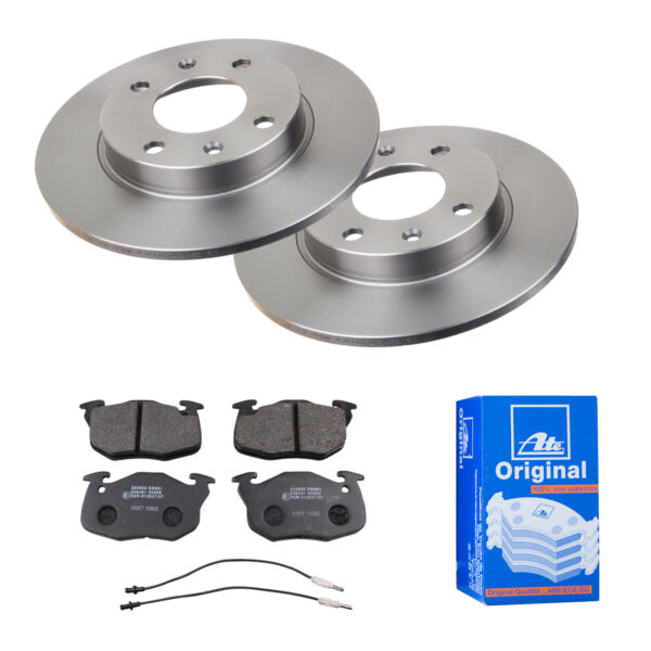 ATE Bremsesæt, skivebremser 142021910 foraksel fuld 247mm 10mm for PEUGEOT CITROËN