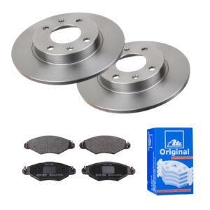ATE Bremsesæt, skivebremser 142021913 foraksel fuld 247mm 10mm for PEUGEOT CITROËN