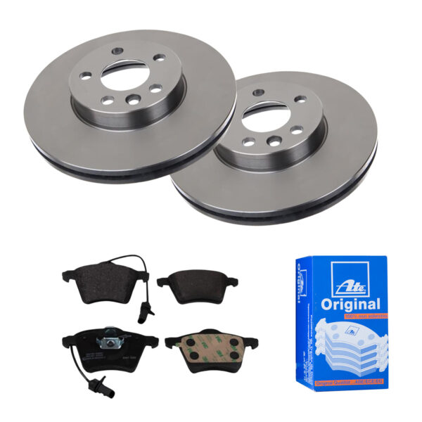 ATE Bremsesæt, skivebremser 142021964 foraksel ventileret 300mm 26mm for FORD SEAT VAG