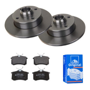 ATE Bremsesæt, skivebremser 142021971 bagaksel fuld 226mm 10mm for VAG SEAT SKODA