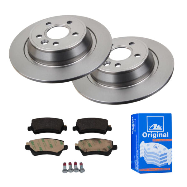ATE Bremsesæt, skivebremser 142022014 bagaksel fuld 302mm 10mm for FORD VOLVO LAND ROVER