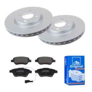 ATE Bremsesæt, skivebremser 142022083 foraksel ventileret 257mm 22mm for PEUGEOT CITROËN FIAT