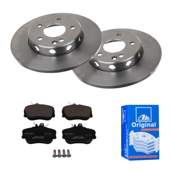 ATE Bremsesæt, skivebremser 142022107 foraksel fuld 284mm 12mm for MERCEDES-BENZ