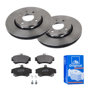 ATE Bremsesæt, skivebremser 142022113 foraksel ventileret 281mm 23mm for VOLVO MITSUBISHI