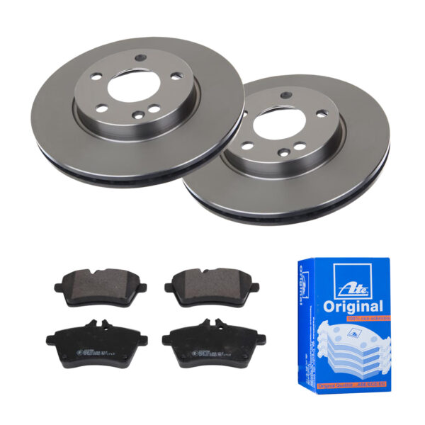 ATE Bremsesæt, skivebremser 142022115 foraksel ventileret 276mm 22mm for MERCEDES-BENZ
