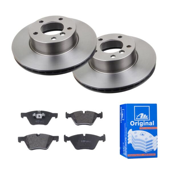 ATE Bremsesæt, skivebremser 142022169 foraksel ventileret 300mm 24mm for BMW