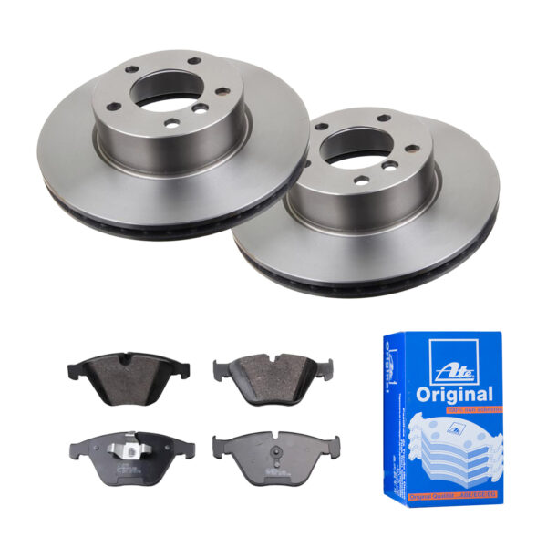 ATE Bremsesæt, skivebremser 142022170 foraksel ventileret 300mm 24mm for BMW