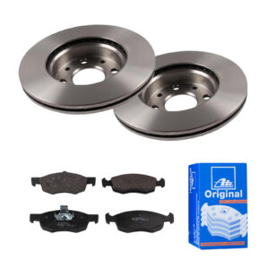 ATE Bremsesæt, skivebremser 142022217 foraksel ventileret 257mm 20mm for FIAT