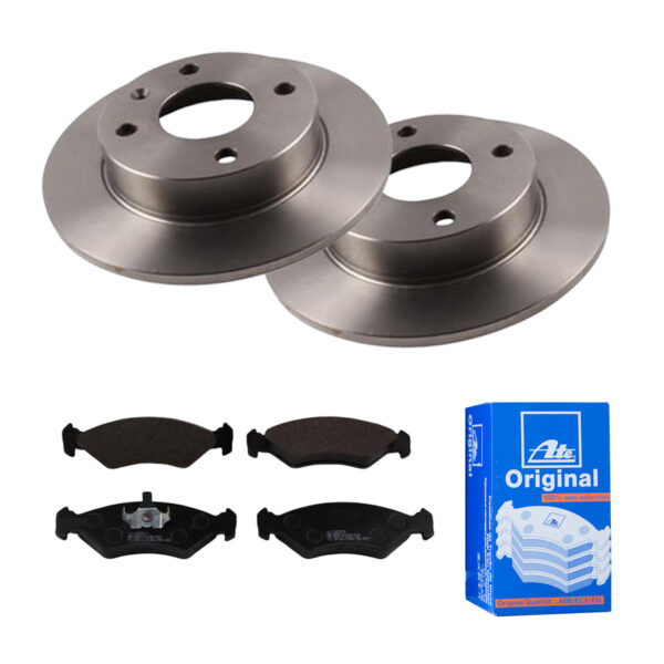 ATE Bremsesæt, skivebremser 142022276 foraksel fuld 239mm 10mm for FORD MAZDA