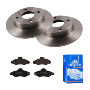 ATE Bremsesæt, skivebremser 142022277 foraksel fuld 239mm 10mm for FORD
