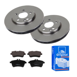 ATE Bremsesæt, skivebremser 142022291 foraksel ventileret 288mm 25mm for MERCEDES-BENZ