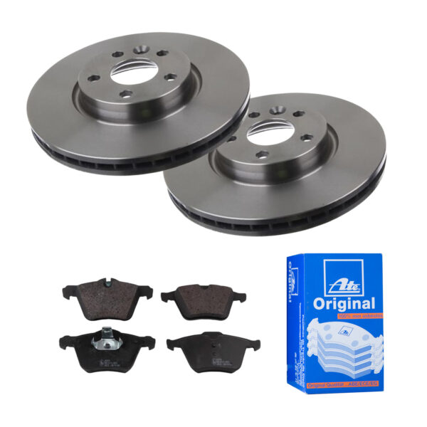 ATE Bremsesæt, skivebremser 142022301 foraksel ventileret 300mm 28mm for FORD VOLVO LAND ROVER