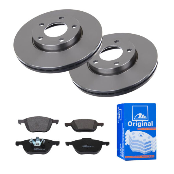 ATE Bremsesæt, skivebremser 142022319 foraksel ventileret 278mm 25mm for FORD VOLVO MAZDA