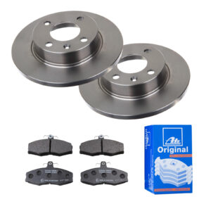 ATE Bremsesæt, skivebremser 142022355 foraksel fuld 236mm 12mm for SKODA VAG