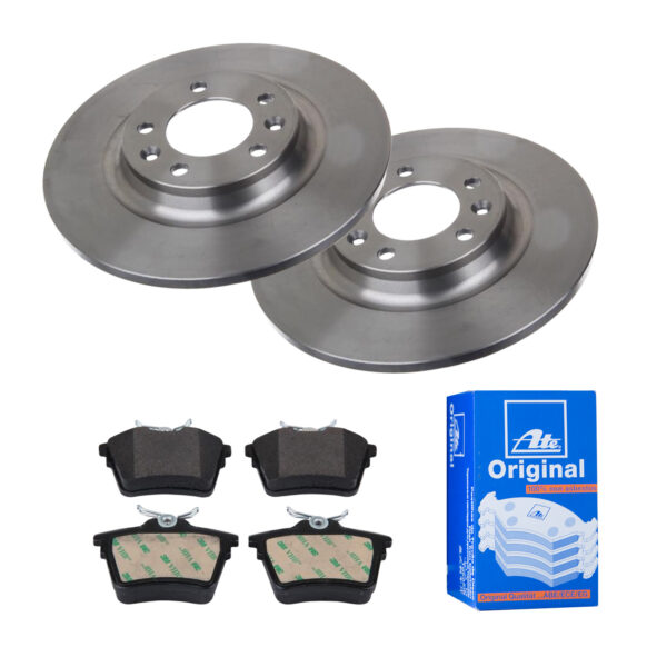 ATE Bremsesæt, skivebremser 142022360 bagaksel fuld 290mm 12mm for CITROËN PEUGEOT
