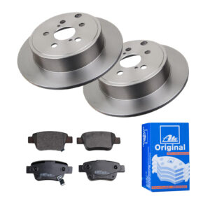 ATE Bremsesæt, skivebremser 142022394 bagaksel fuld 280mm 10mm for TOYOTA