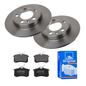 ATE Bremsesæt, skivebremser 142022425 bagaksel fuld 239mm 8mm for SKODA SEAT VAG