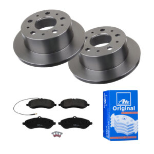 ATE Bremsesæt, skivebremser 142022442 foraksel ventileret 304mm 28mm for PEUGEOT CITROËN FIAT TOYOTA