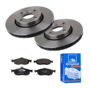 ATE Bremsesæt, skivebremser 142022498 foraksel ventileret 278mm 24mm for FORD