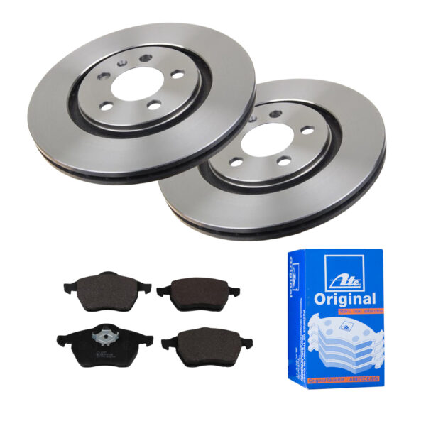 ATE Bremsesæt, skivebremser 142022571 foraksel ventileret 280mm 22mm for VAG SEAT