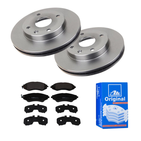 ATE Bremsesæt, skivebremser 142022580 foraksel ventileret 256mm 24mm for DAEWOO CHEVROLET