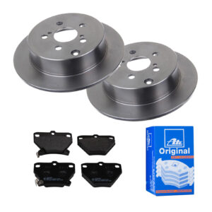 ATE Bremsesæt, skivebremser 142022591 bagaksel fuld 269mm 9mm for TOYOTA