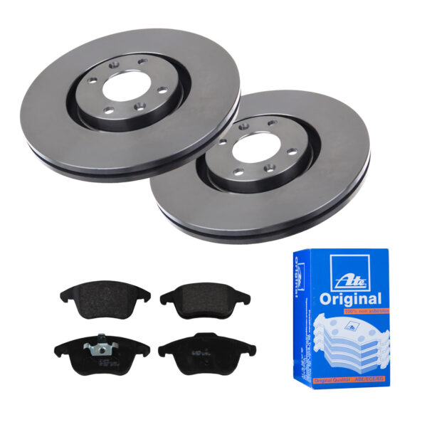 ATE Bremsesæt, skivebremser 142022606 foraksel udvendig ventileret 302mm 26mm for CITROËN PEUGEOT