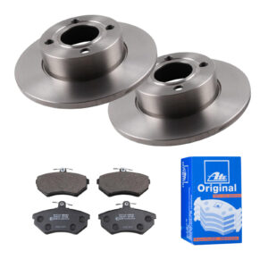 ATE Bremsesæt, skivebremser 142022673 foraksel fuld 256mm 13mm for VAG