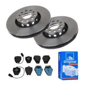 ATE Bremsesæt, skivebremser 142022683 foraksel ventileret 314mm 30mm for VAG