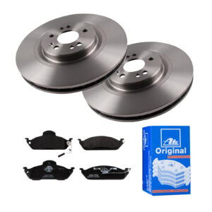 ATE Bremsesæt, skivebremser 142022696 foraksel ventileret 345mm 31mm for MERCEDES-BENZ