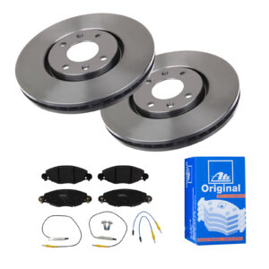 ATE Bremsesæt, skivebremser 142022727 foraksel ventileret 288mm 28mm for CITROËN