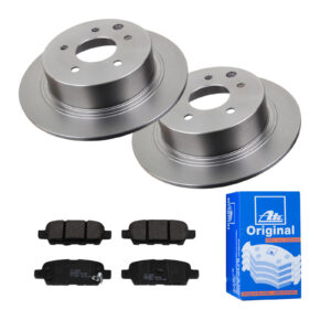 ATE Bremsesæt, skivebremser 142022729 bagaksel fuld 291mm 9mm for RENAULT NISSAN INFINITI SUZUKI