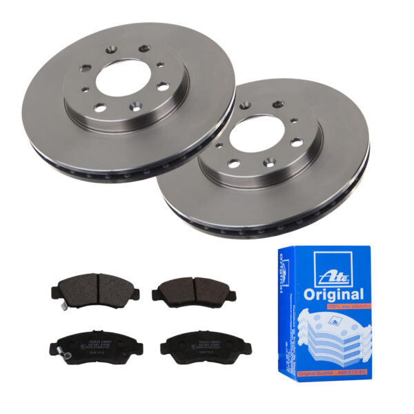 ATE Bremsesæt, skivebremser 142022741 foraksel ventileret 240mm 21mm for HONDA