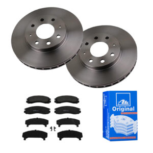 ATE Bremsesæt, skivebremser 142022742 foraksel ventileret 276mm 24mm for PEUGEOT CITROËN MITSUBISHI
