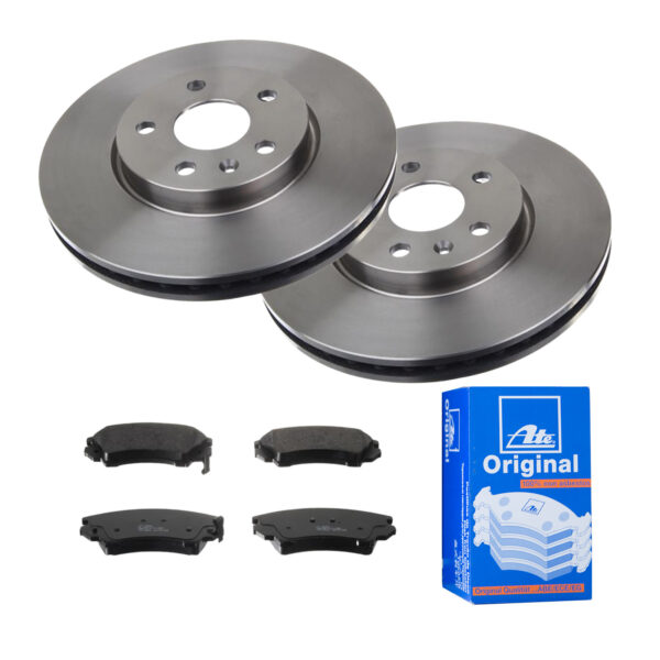 ATE Bremsesæt, skivebremser 142022765 foraksel ventileret 321mm 30mm for OPEL VAUXHALL CHEVROLET SAAB