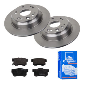ATE Bremsesæt, skivebremser 142022835 bagaksel fuld 282mm 9mm for HONDA