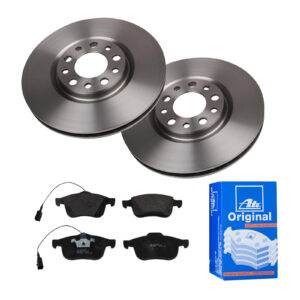ATE Bremsesæt, skivebremser 142022857 foraksel ventileret 305mm 28mm for FIAT