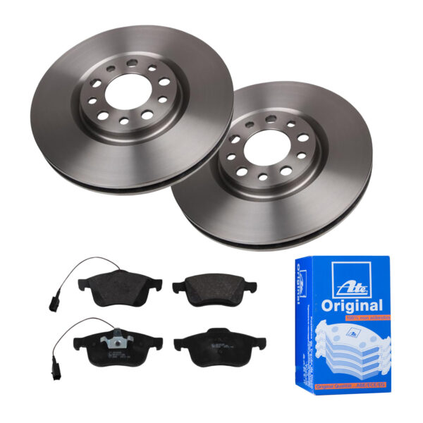 ATE Bremsesæt, skivebremser 142022857 foraksel ventileret 305mm 28mm for FIAT