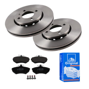 ATE Bremsesæt, skivebremser 142022995 foraksel ventileret 256mm 25mm for VAG SEAT
