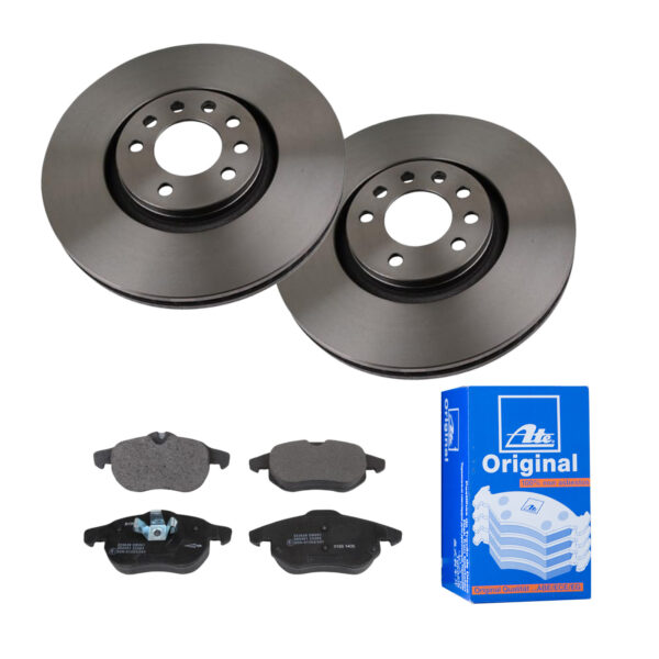 ATE Bremsesæt, skivebremser 142023064 foraksel ventileret 321mm 28mm for VAUXHALL OPEL SAAB FIAT