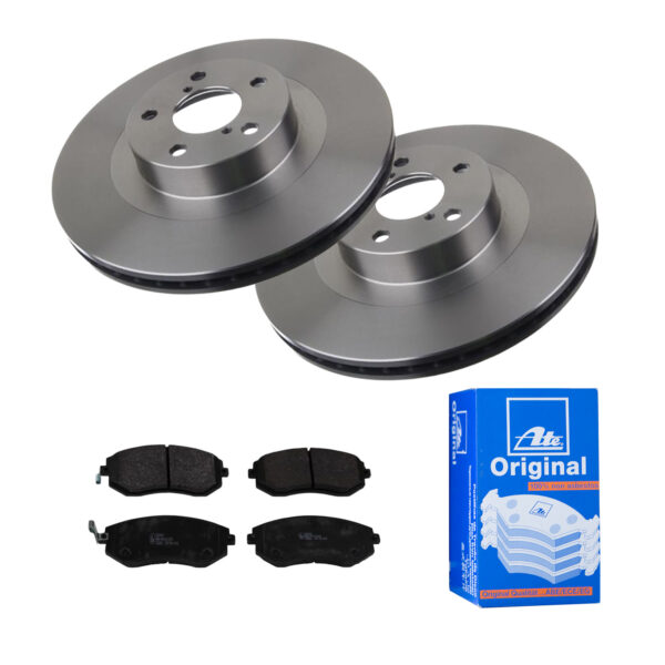 ATE Bremsesæt, skivebremser 142023125 foraksel ventileret 293mm 24mm for SUBARU