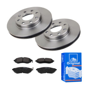 ATE Bremsesæt, skivebremser 142023186 foraksel ventileret 236mm 20mm for CHEVROLET DAEWOO