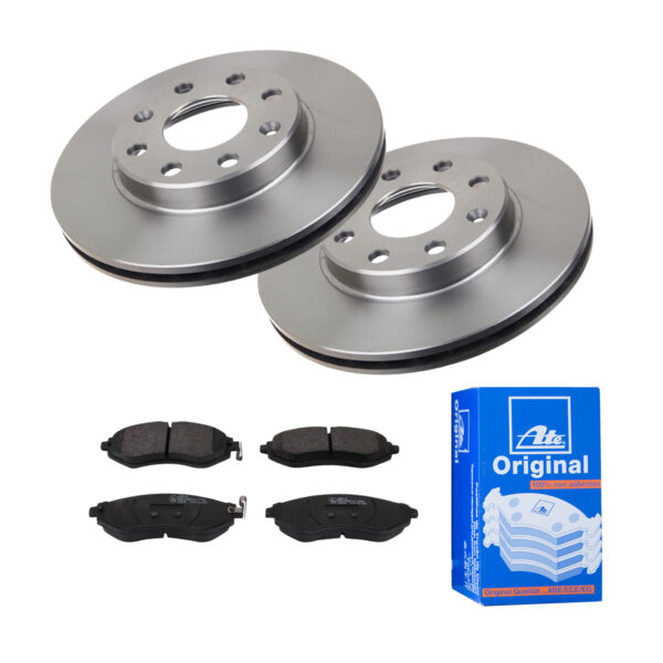 ATE Bremsesæt, skivebremser 142023186 foraksel ventileret 236mm 20mm for CHEVROLET DAEWOO