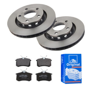 ATE Bremsesæt, skivebremser 142023201 bagaksel ventileret 269mm 21mm for PEUGEOT CITROËN VAG SEAT SKODA