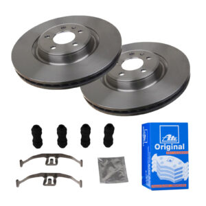 ATE Bremsesæt, skivebremser 142023265 foraksel ventileret 345mm 30mm for VAG PORSCHE