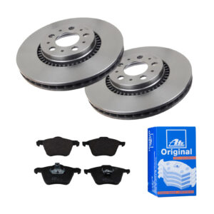 ATE Bremsesæt, skivebremser 142042486 foraksel ventileret 305mm 27mm for VOLVO