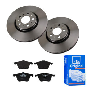 ATE Bremsesæt, skivebremser 142042497 foraksel ventileret 316mm 28mm for VOLVO