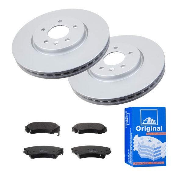 ATE Bremsesæt, skivebremser 142042587 foraksel ventileret 321mm 30mm for VAUXHALL OPEL