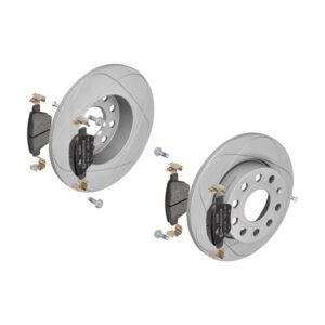 ATE Bremsesæt, skivebremser 142042744 bagaksel fuld 256mm 12mm for SEAT SKODA VAG